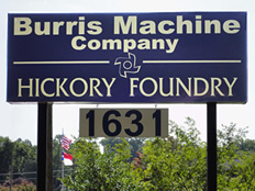 burris machine company - hickory foundry
